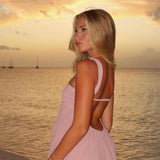 Rochie maxi cu volane