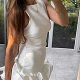Gracelyn | Rochie mini elegantă fără mâneci