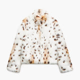 Jachetă leopard elegantă