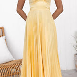 Jane | Rochie maxi plisată