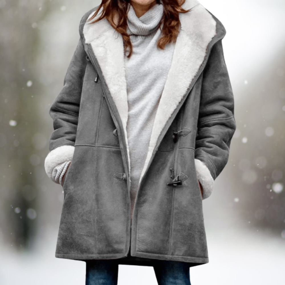 Palton fleece elegant