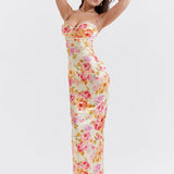 Lucy | Rochie maxi florală