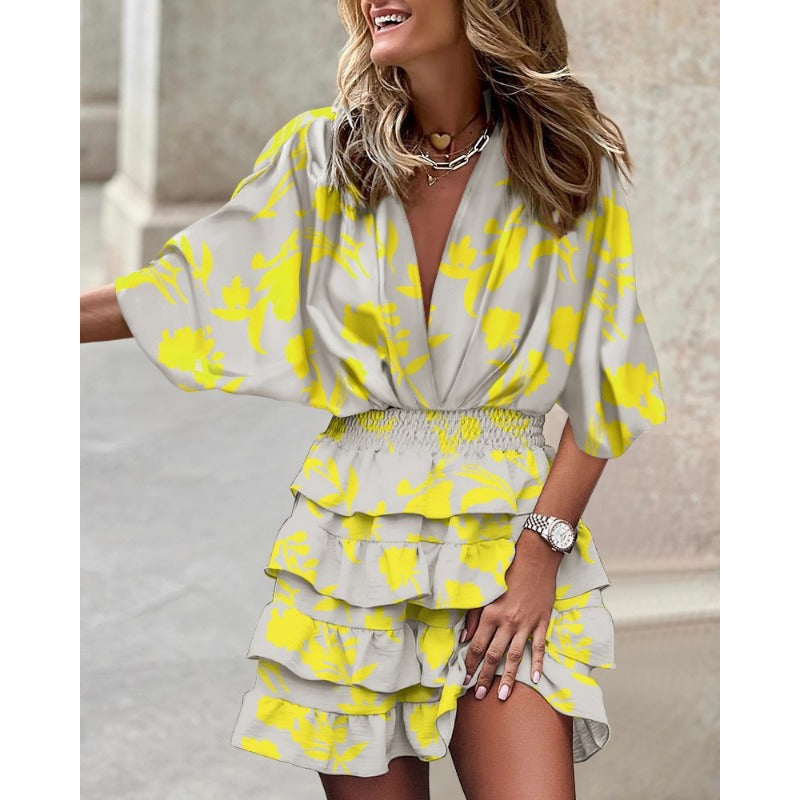 Rochie florală elegantă