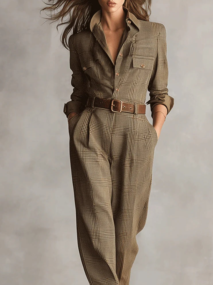 Celeste Salopetă elegantă