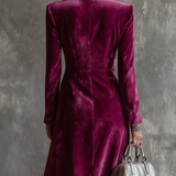 Victoria Rochie elegantă din catifea