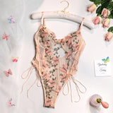 Selene | Body brodat elegant