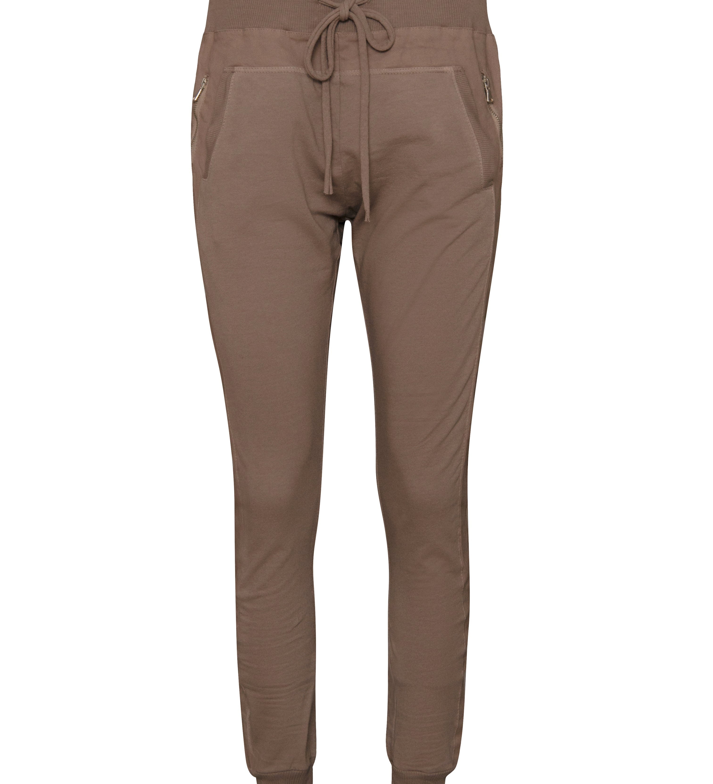 Pantaloni Jogger cu Fermoar
