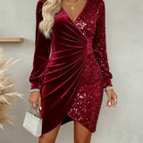 Seraphine Rochie Midi Cu Paiete