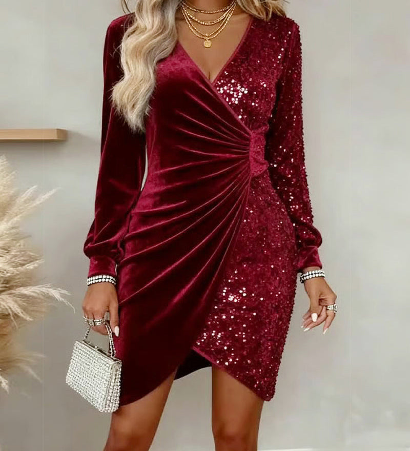 Seraphine Rochie din Catifea