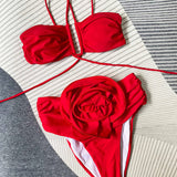 Aria | Bikini halter floral