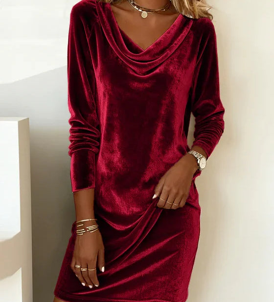 Celina | Rochie elegantă din catifea
