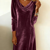 Celina Rochie de Catifea
