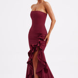 Rochie maxi fără mâneci