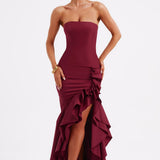 Rochie maxi fără mâneci