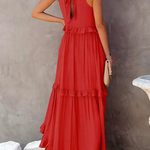 Megan | Elegant Ruffle Maxi Dress