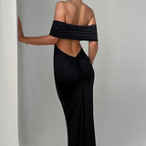 Rochie maxi cu spatele gol