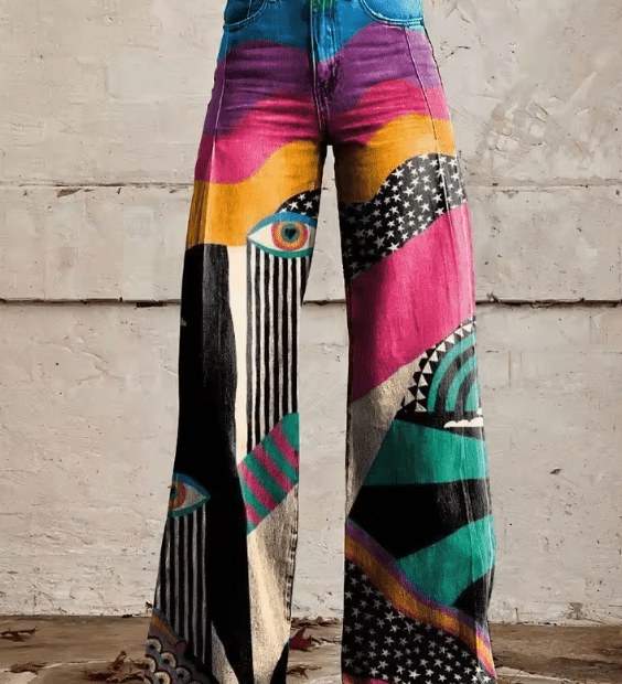 ADRIANA | Pantaloni boho eleganți