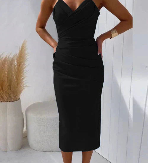 Florence | Rochie midi cu spatele gol