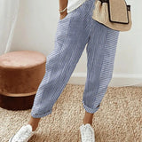 Pantaloni Cu Dungi Harper