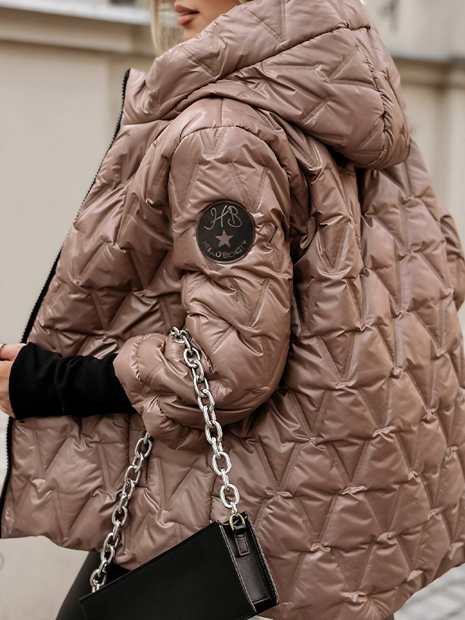 Jachetă puffer matlasată