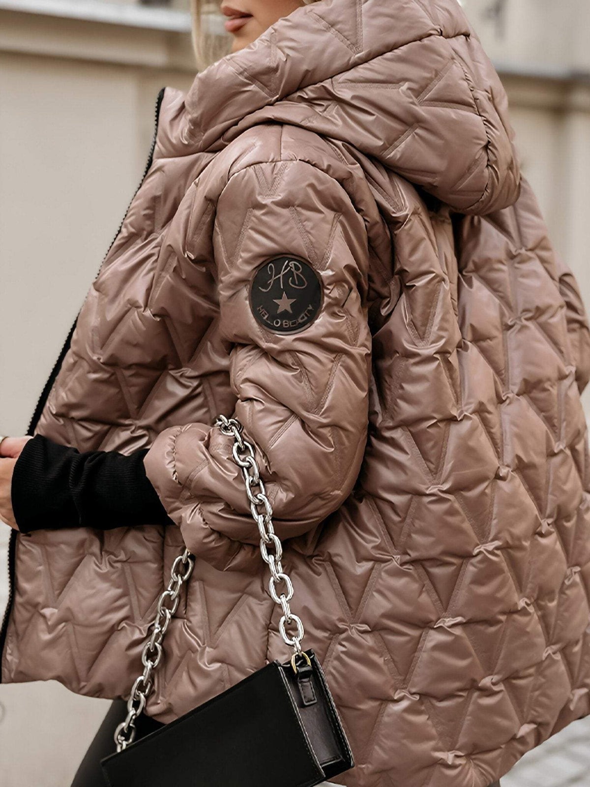Jachetă puffer matlasată