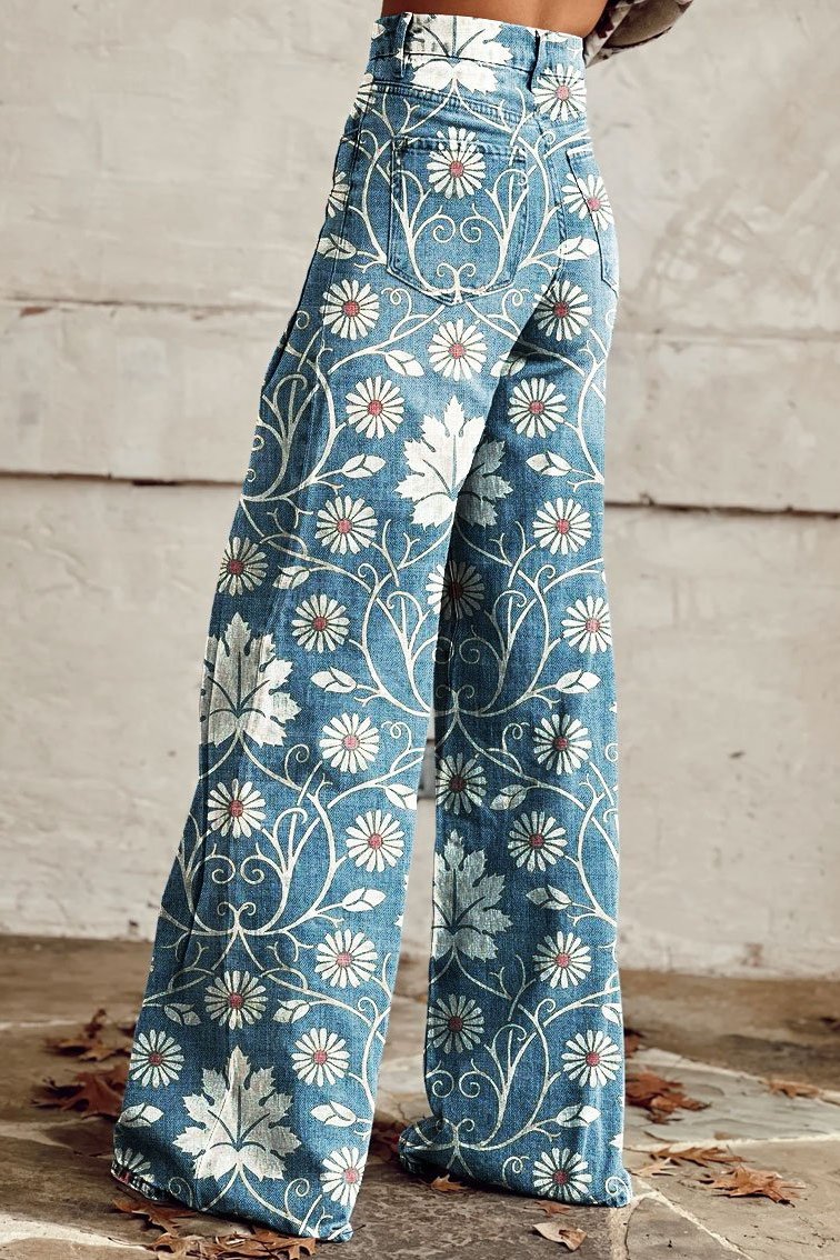 Ashford Denim | Pantaloni boho eleganți