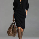 Rochie pulover elegantă