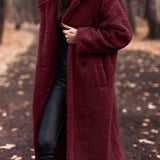 Evelyn | Palton lung matlasat