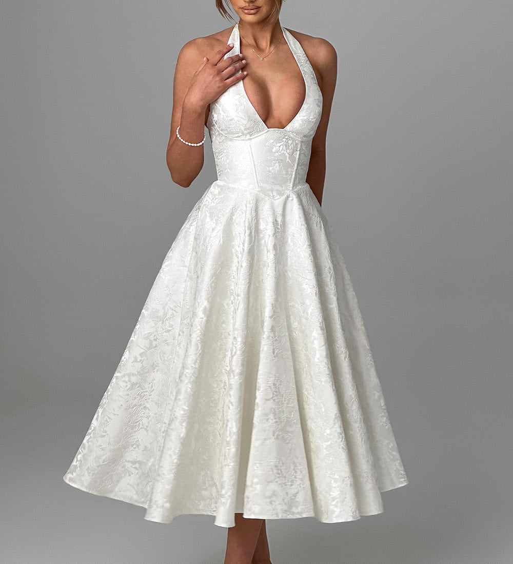 Iris | Rochie midi elegantă