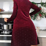 Chelsea Rochie de Catifea