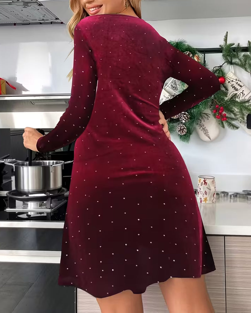 Chelsea Rochie de Catifea