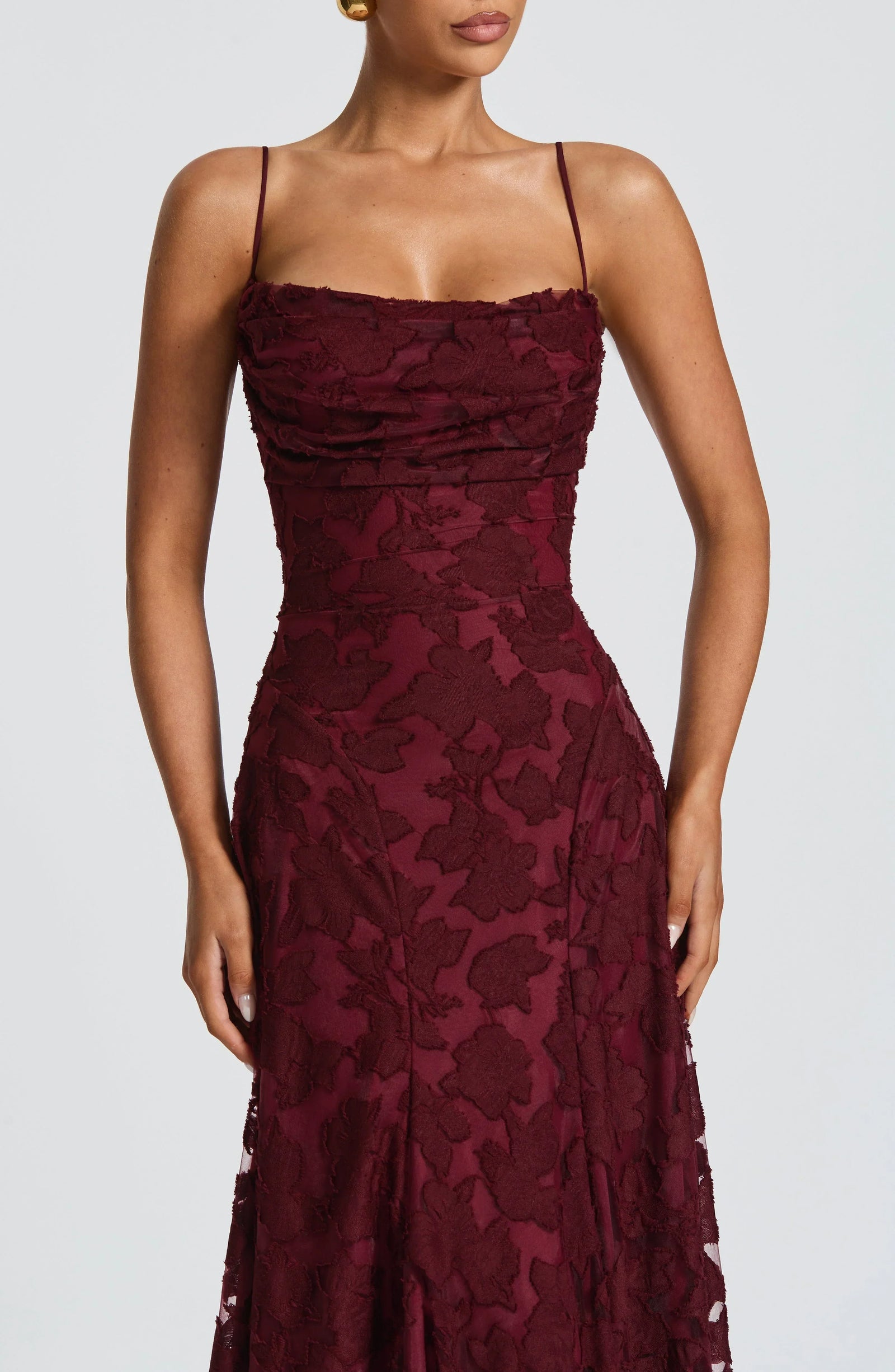 Claire | Rochie maxi din dantelă