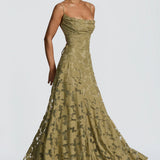 Claire | Rochie maxi din dantelă