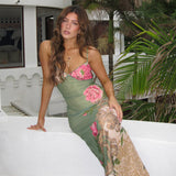 Gaia | Rochie maxi florală