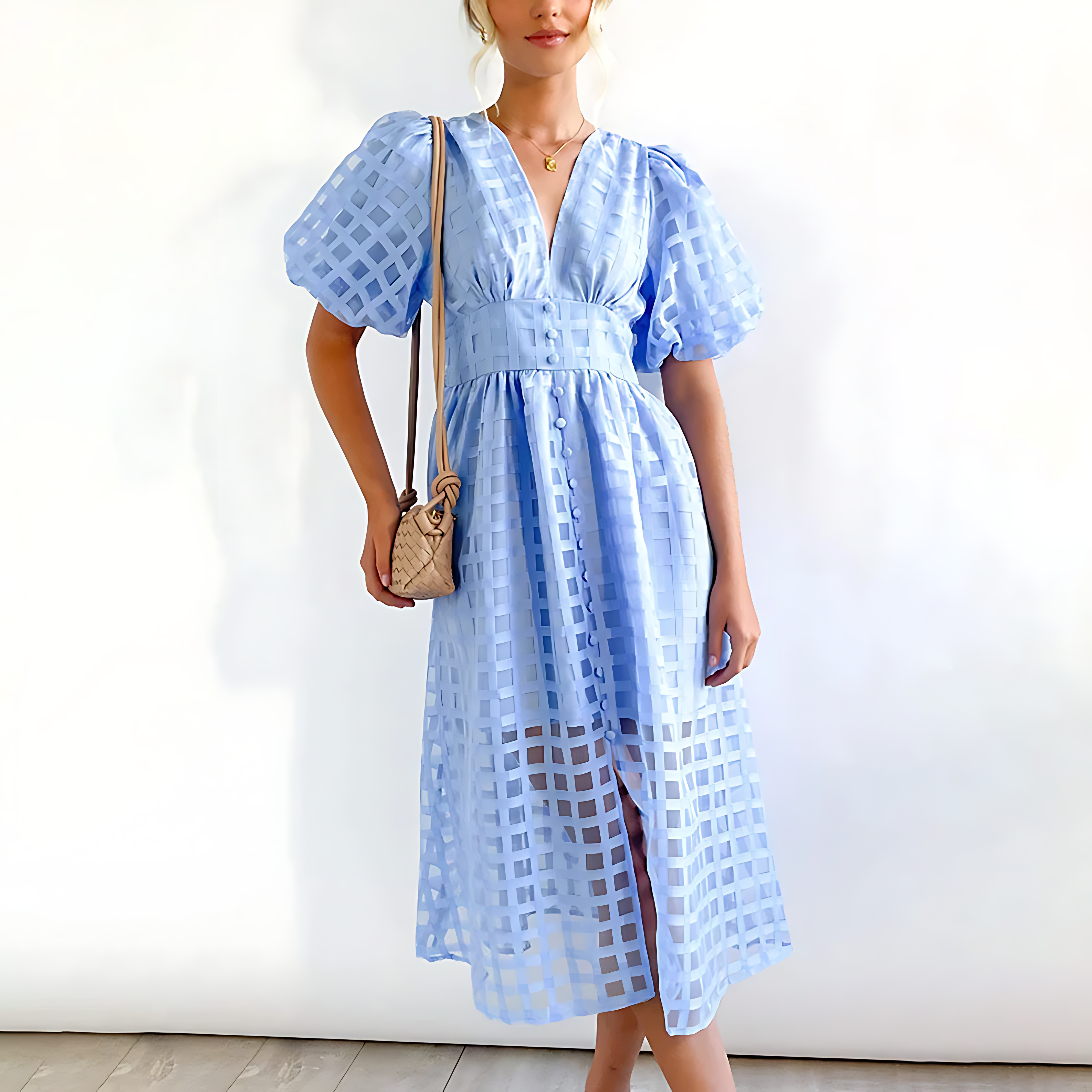 Rochie midi rafinată