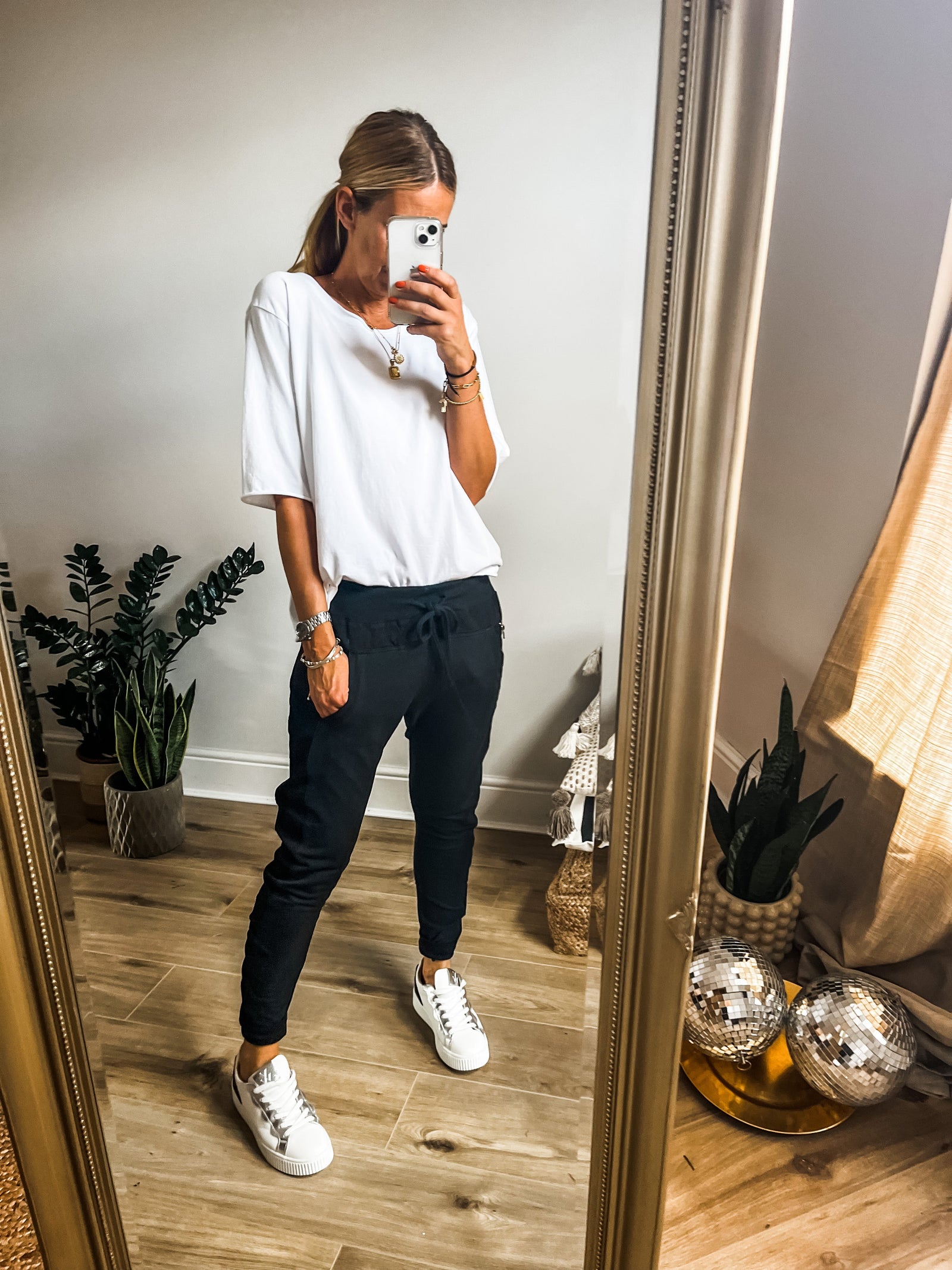 Pantaloni Jogger cu Fermoar