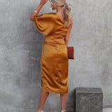 Rochie chic din satin
