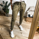Pantaloni Jogger cu Fermoar