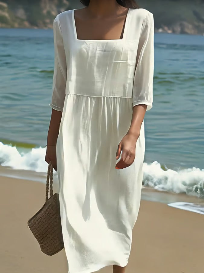 Amelia | Rochie elegantă din in