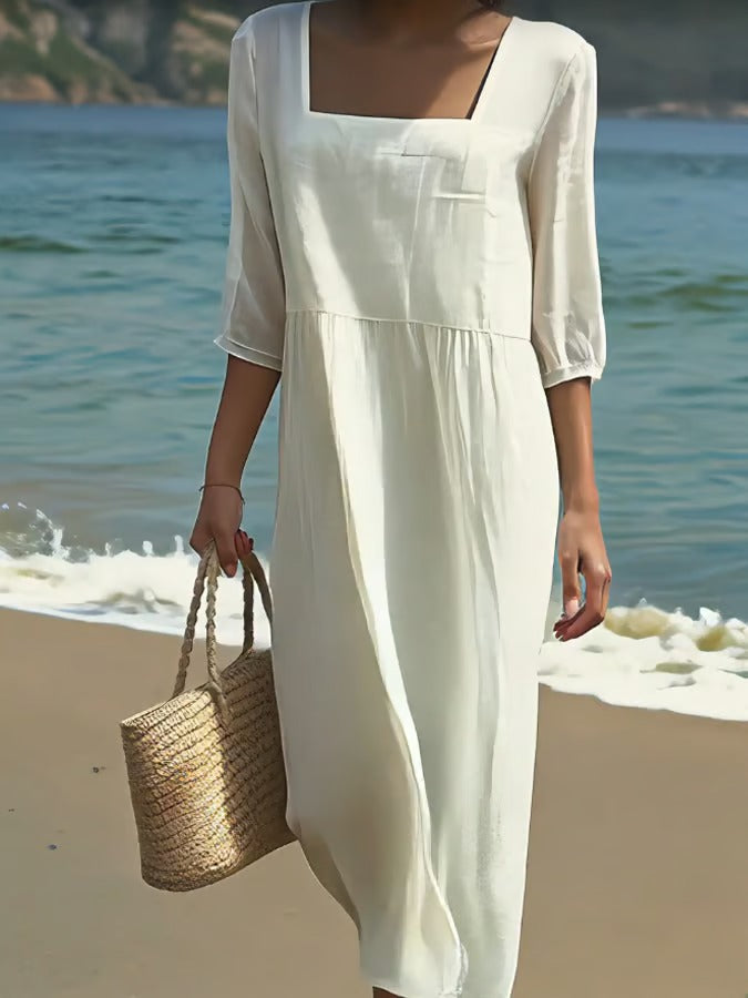 Amelia | Rochie elegantă din in