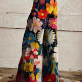 BRENNA | Pantaloni florali fluizi