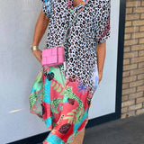 Rochie lejeră cu imprimeu leopard
