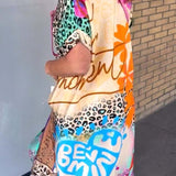 Amanda | Rochie lejeră cu imprimeu leopard