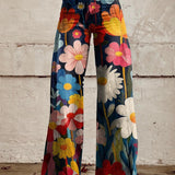 BRENNA | Pantaloni florali fluizi