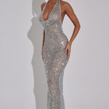 Rochie maxi cu spatele gol