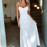 Rochie maxi fără mâneci