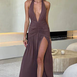 Rochie maxi cu spatele gol