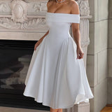 Mila Rochie Midi Plisată