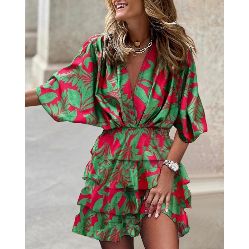 Soraya | Rochie florală rafinată