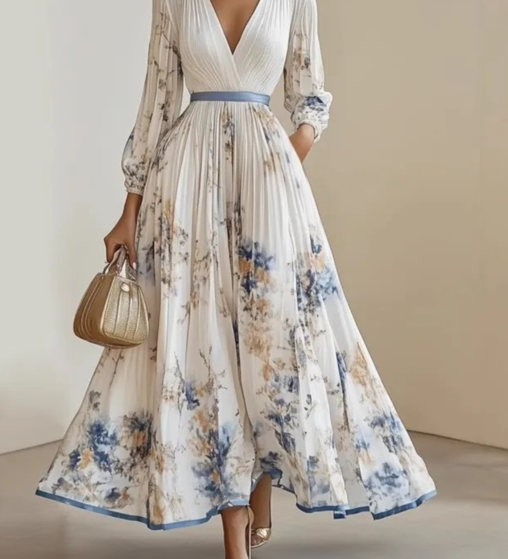 Katie | Rochie maxi elegantă florală